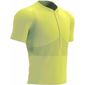 Compressport Trail Half-Zip Fitted SS Top Green Sheen/Safety Yellow L Bežecké tričko s krátkym rukávom vyobraziť