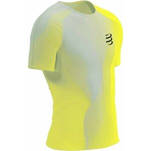 Compressport Performance SS Tshirt M Safety Yellow/White/Black L Bežecké tričko s krátkym rukávom vyobraziť