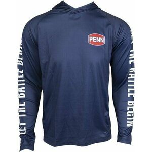 Penn Tričko Pro Hooded Jersey Marine Blue L vyobraziť