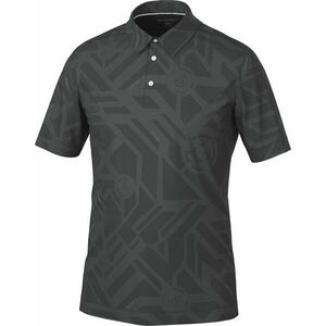 Galvin Green Maze Mens Breathable Short Sleeve Shirt Black M Polo košeľa vyobraziť