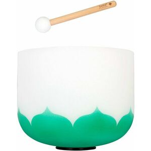 Sela 11“ Crystal Singing Bowl Set Lotus 432Hz F - Green (Heart Chakra) Spievajúca miska 11" Heart Chakra vyobraziť