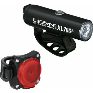 Lezyne Classic Drive XL 700+ / Zecto Drive 200+ Pair Satin Black/Black Front 700 lm / Rear 200 lm Predný-Zadný Cyklistické svetlo vyobraziť