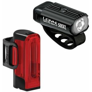 Lezyne Hecto Drive 500XL/Strip Drive 300+ Pair Black 500 lm-300 lm Predný-Zadný Cyklistické svetlo vyobraziť