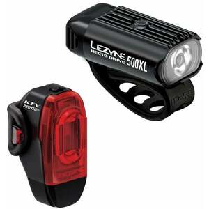 Lezyne Hecto Drive 500XL/KTV Drive Pro+ Pair Black 500 lm-150 lm Predný-Zadný Cyklistické svetlo vyobraziť