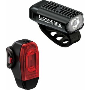 Lezyne Hecto Drive 500XL/KTV Drive+ Pair Black 500 lm-40 lm Predný-Zadný Cyklistické svetlo vyobraziť