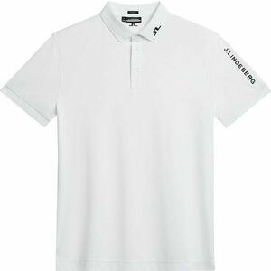 J.Lindeberg Tour Tech Slim Fit Mens Polo White XL Polo košeľa vyobraziť