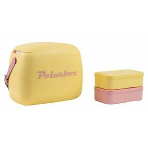 Polarbox Summer Retro Cooler Bag Pop Amarillo Rosa 6 L vyobraziť