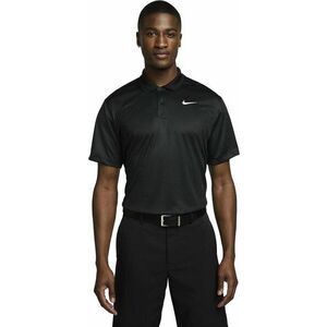 Nike Dri-Fit Victory Texture Mens Polo White/Black L Polo košeľa vyobraziť