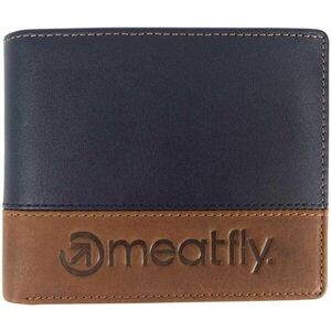 Meatfly Eddie Premium Leather Navy/Brown Peňaženka vyobraziť