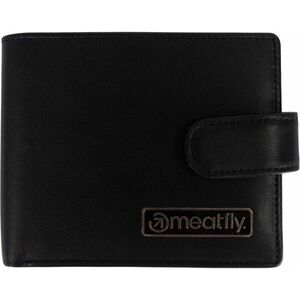 Meatfly Nathan Premium Leather Black Peňaženka vyobraziť