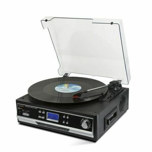 Technaxx USB gramofon/konvertor - převod gramofonových desek a audio kazet do MP3 formátu (TX-22+) vyobraziť