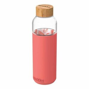 Quokka Flow sklenená fľaša 660 ml, pink botanical vyobraziť