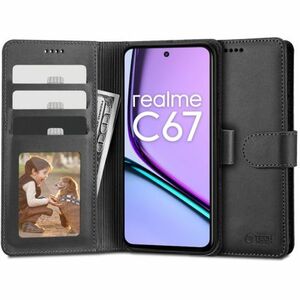 Tech-Protect Wallet knižkové puzdro na Realme C67 4G, čierne vyobraziť