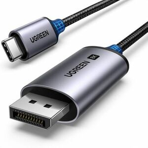 Ugreen CM556 kábel USB-C / DisplayPort 8K 1m, šedý vyobraziť
