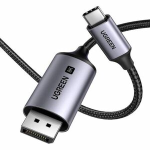 Ugreen CM556 kábel USB-C / DisplayPort 8K 2m, šedý vyobraziť