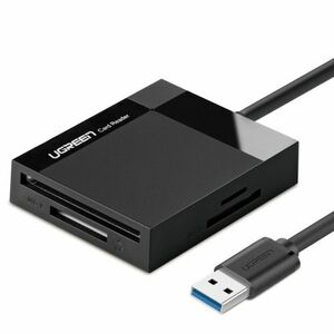 Ugreen CR125 čítačka kariet USB 3.0 SD / micro SD / CF / MS, čierna (30333) vyobraziť