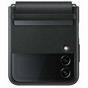 EF-VF721LBE Samsung Kožený Kryt pro Galaxy Z Flip 4 Black (Pošk. Balení) vyobraziť