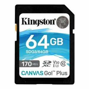 64GB SDXC Kingston U3 V30 170/70MB/s vyobraziť
