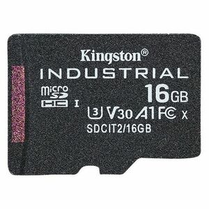 16GB microSDHC Kingston Industrial C10 A1 pSLC bez adaptéru vyobraziť