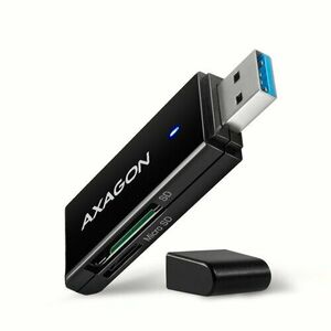 AXAGON CRE-S2N, USB-A 3.2 Gen 1 - SUPERSPEED čtečka karet, 2-slot & lun SD/microSD, podpora UHS-I vyobraziť
