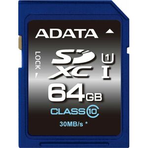 ADATA/SDXC/64GB/50MBps/UHS-I U1 / Class 10 vyobraziť