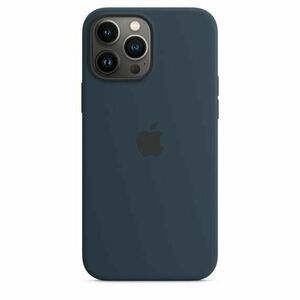 APPLE iPhone 13 Pre Max Silicone Case with MagSafe – Abyss Blue vyobraziť