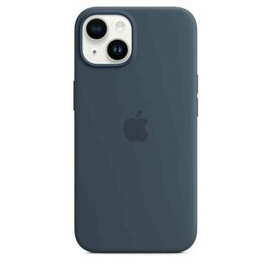 APPLE iPhone 14 silikónové púzdro s MagSafe - Storm Blue vyobraziť