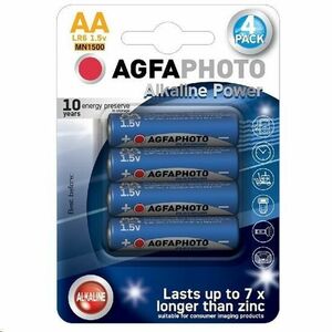 AgfaPhoto Power alkalická batéria LR06/AA, blister 4ks vyobraziť