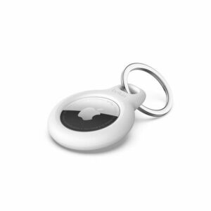 Belkin Bezpečné púzdro na AirTag s krúžkom na kľúče – biele vyobraziť