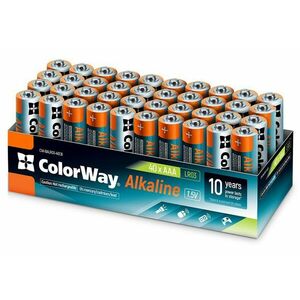 Colorway alkalická batéria AAA/ 1.5V/ 40ks v balení vyobraziť