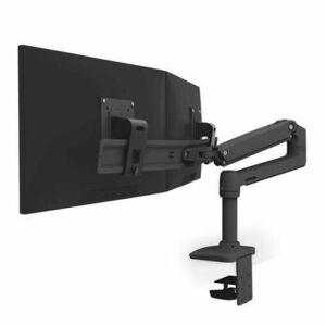 ERGOTRON LX Desk Dual Direct Arm, matná čierna, stolné rameno pre 2 monitory až 25" vyobraziť