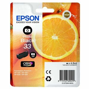 EPSON T3341 (C13T33414010) - originálna cartridge, čierna vyobraziť
