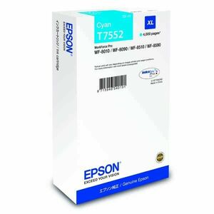 EPSON T7552 (C13T755240) - originálna cartridge, azúrová, 4000 strán vyobraziť