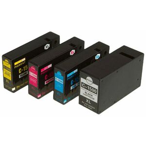 MultiPack CANON PGI-1500-XL - kompatibilná cartridge, čierna + farebná, 1x35ml/3x12ml vyobraziť