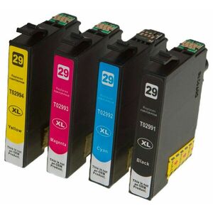 MultiPack EPSON T2996 (C13T29964012) - kompatibilná cartridge, čierna + farebná, 4x15ml vyobraziť