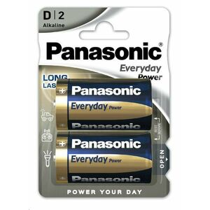 PANASONIC Alkalické batérie Everyday Power LR20EPS/2BP D 1, 5V (Blister 2ks) vyobraziť