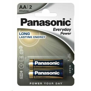 PANASONIC Alkalické batérie Everyday Power LR6EPS/2BP AA 1, 5V (Blister 2ks) vyobraziť