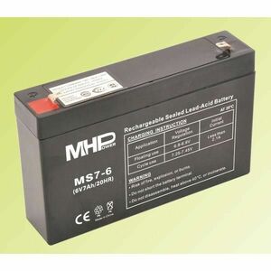 Pb akumulátor MHPower VRLA AGM 6V/7Ah (MS7-6) vyobraziť