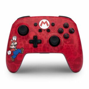PowerA Enhanced Nabíjací bezdrôtový herný ovládač pre Nintendo Switch - Super Mario Here We Go vyobraziť