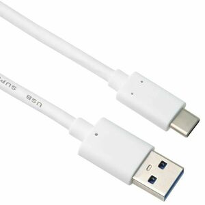 PremiumCord kábel USB-C - USB 3.0 A (USB 3.2 generation 2, 3A, 10Gbit/s) 3m, biela vyobraziť