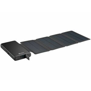 Sandberg Solar 4-Panel Powerbank 25000 mAh, solárna nabíjačka, čierna vyobraziť