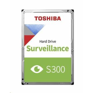 TOSHIBA HDD S300 Surveillance (SMR) 4TB, SATA III, 5400 rpm, 256 MB cache, 3, 5 ", BULK vyobraziť