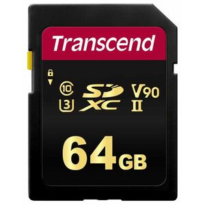 TRANSCEND SDXC karta 64GB 700S, UHS-II U3 Class 10 (R: 285/W: 180 MB/s) vyobraziť