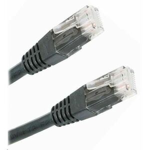 XtendLan patch kábel Cat6, UTP - 0, 25m, čierny (predaj po 10 ks) vyobraziť
