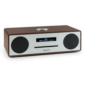 Auna Standford DAB-CD-rádio DAB+ bluetooth USB MP3 AUX FM, farba vlašského orecha vyobraziť