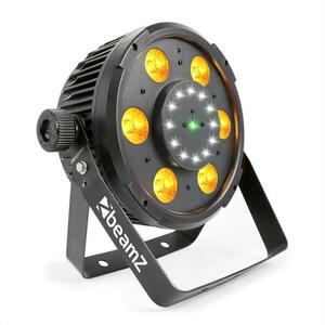 Beamz BX100 PAR LED reflektor, 6x 6W 4-v-1-RGBW-LEDiek, 12x Strobe-LEDiek, RG-Laser vyobraziť