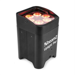 Beamz BBP96 Uplight PAR, 6 x 12 W, 6v1 LED diód, RGBAW-UV, 72 W 12, 6 V/10, 4 Ah, akumulátor vyobraziť
