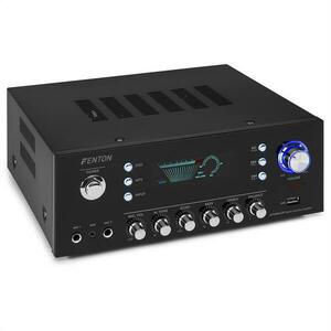 Fenton AV120FM, stereo HiFi zosilňovač, 120 W RMS, (2 x 60 W na 8 Ohm), BT/USB/AUX vyobraziť