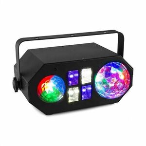 Beamz LEDWAVE LED, jellyball, 6 x 3 W RGB, waterwave 1 x 4 W RGBW, UV/stroboskop 4 x 3 W, čierna vyobraziť