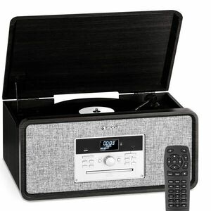 Auna Bella Ann, stereo systém, gramofón, rádio DAB+/UKW, USB, bluetooth vyobraziť